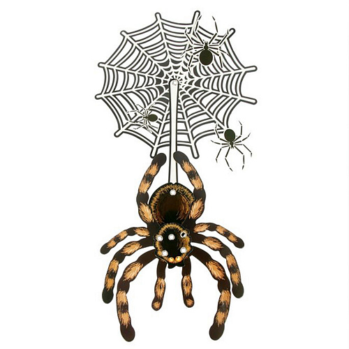 Декор на Хэллоуин «Паук на паутине»